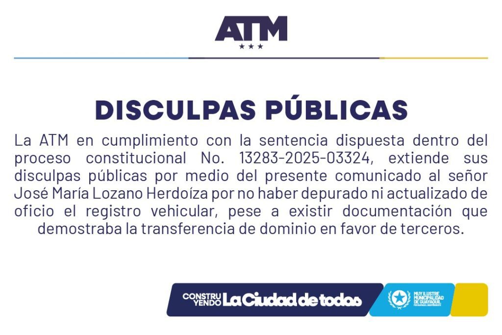 DISCULPAS