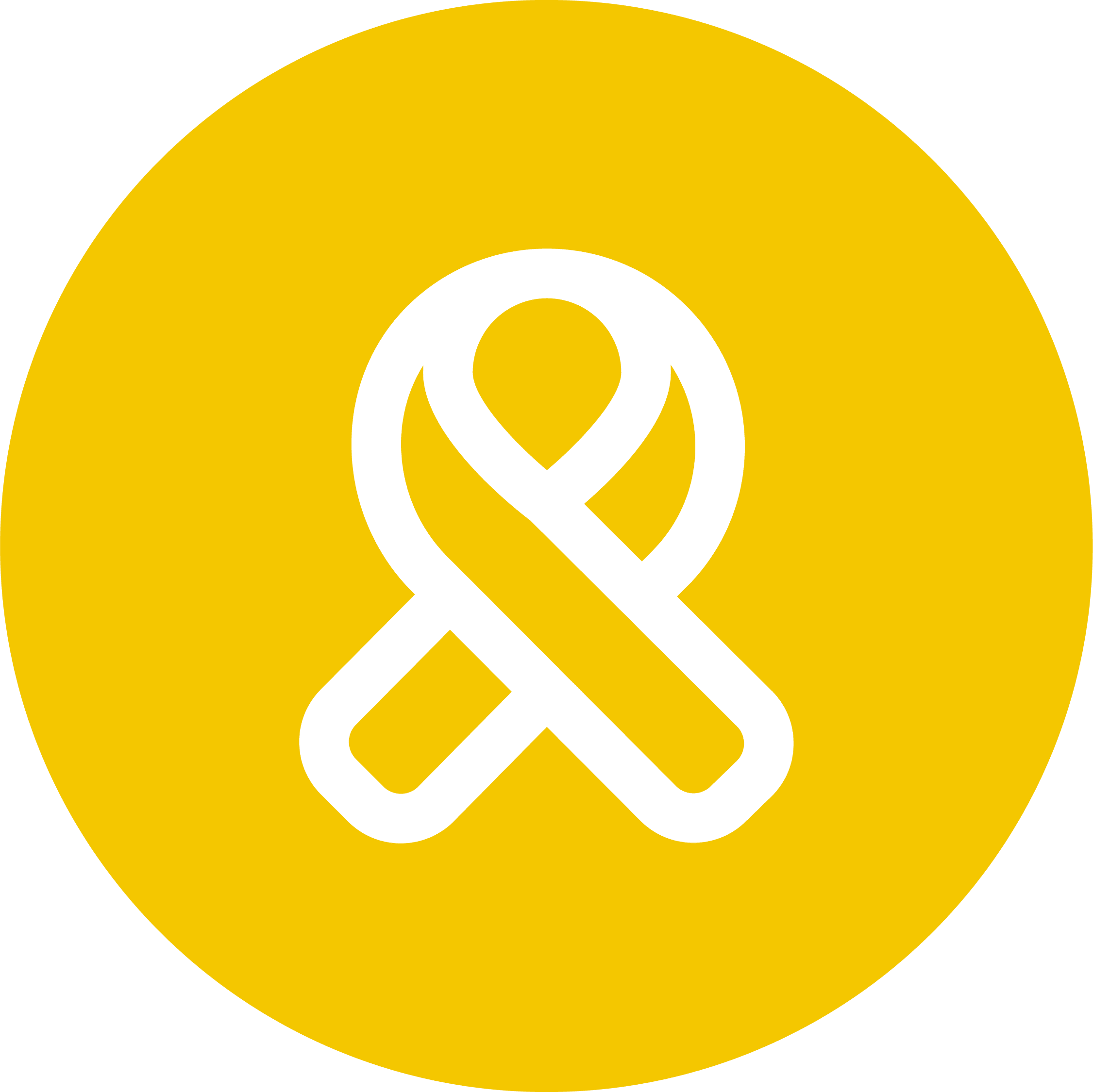 Icono de lazo amarillo para Mayo Amarillo Guayaquil