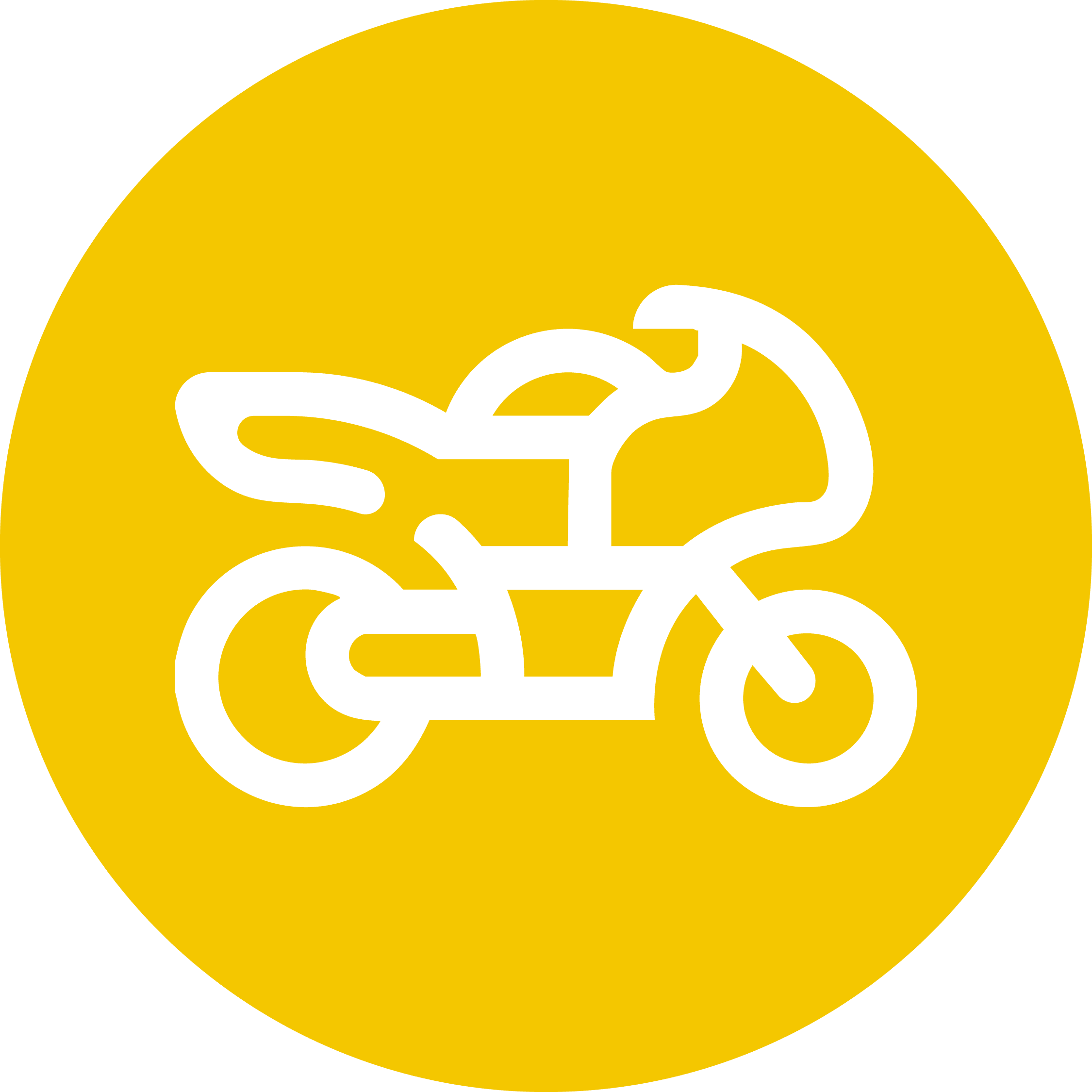 Icono de motocicleta para Mayo Amarillo Guayaquil