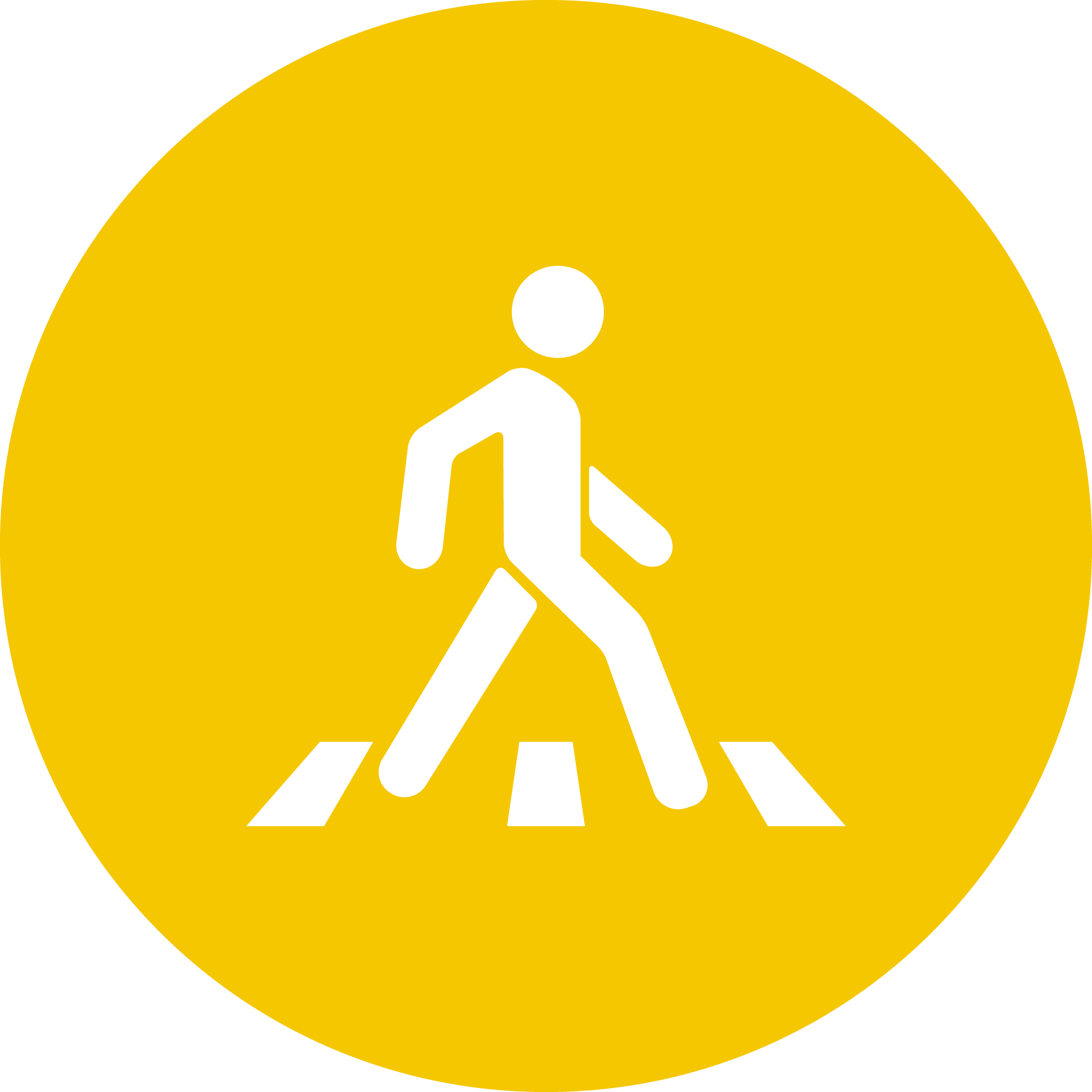 Icono de peatón para Mayo Amarillo Guayaquil